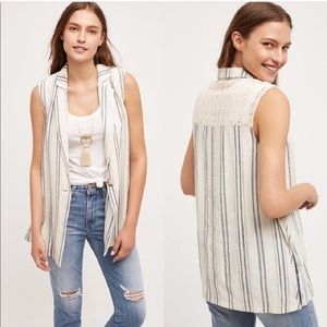 🌻 3/$20 Anthropologie Elevenses Crochet Vest